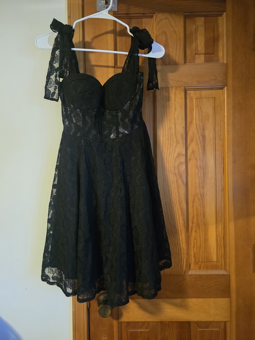 Angel Biba Black Lace Dress with Star Charm